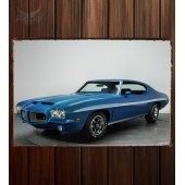 Металлическая табличка Pontiac LeMans GTO Hardtop Coupe (D37)